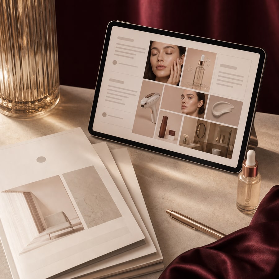 Guidebibliotek for estetiska behandlingar